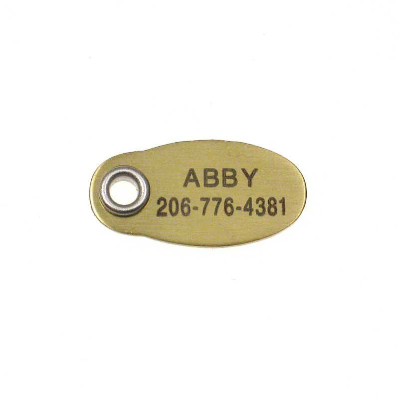 Metal Tiny Oval, - Lucky Pet